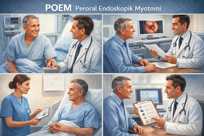 POEM Peroral Endoskopik Myotomi işlemi sonrası bakım
